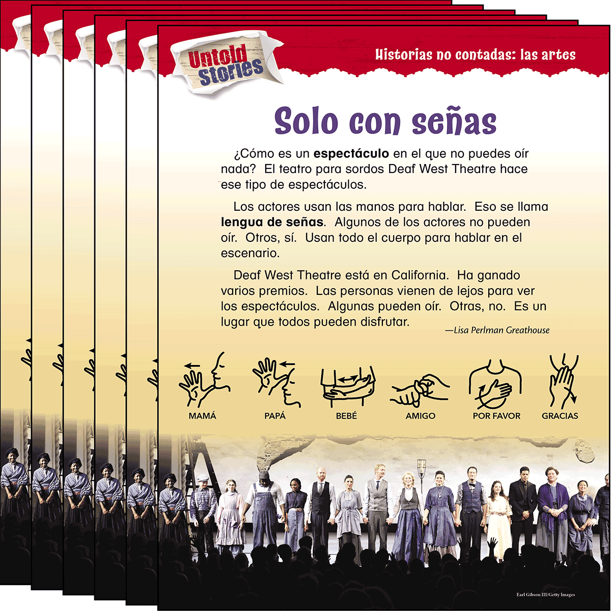 Historias no contadas: las artes: Solo con señas 6-Pack