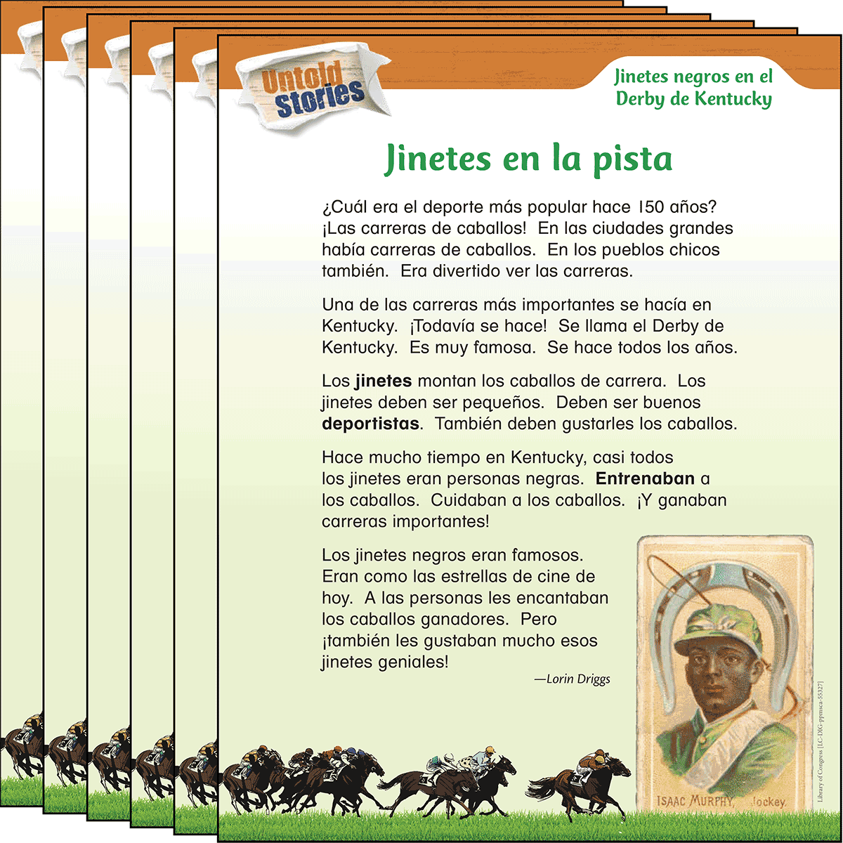 Jinetes negros en el Derby de Kentucky: Jinetes en la pista 6-Pack
