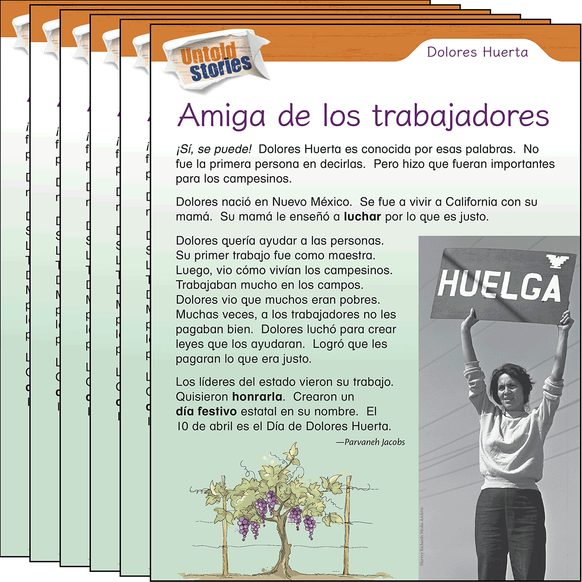 Dolores Huerta: Amiga de los trabajadores 6-Pack