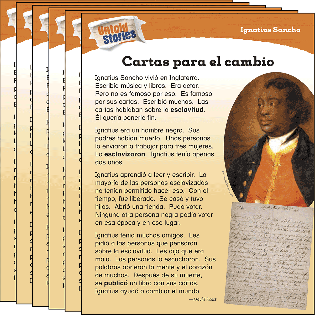 Ignatius Sancho: Cartas para el cambio 6-Pack