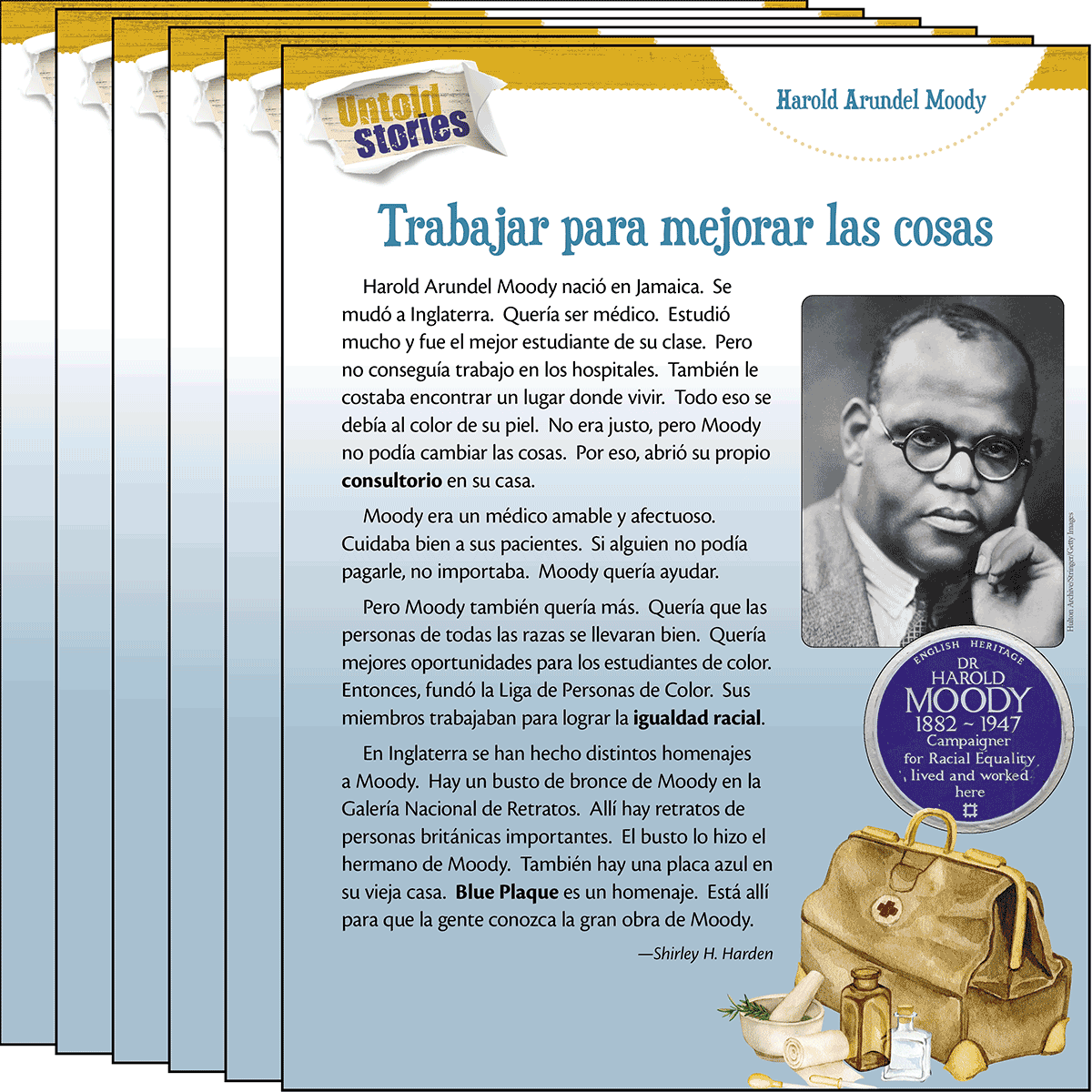 Harold Arundel Moody: Trabajar para mejorar las cosas 6-Pack