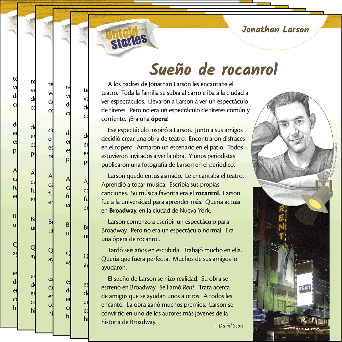 Jonathan Larson: Sueño de rocanrol 6-Pack