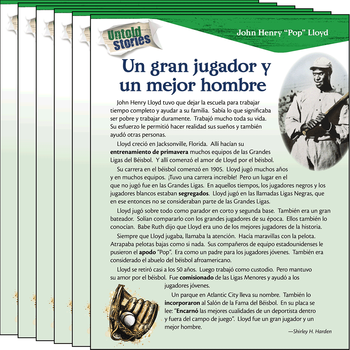 John Henry "Pop" Lloyd: Un gran jugador y un mejor hombre 6-Pack