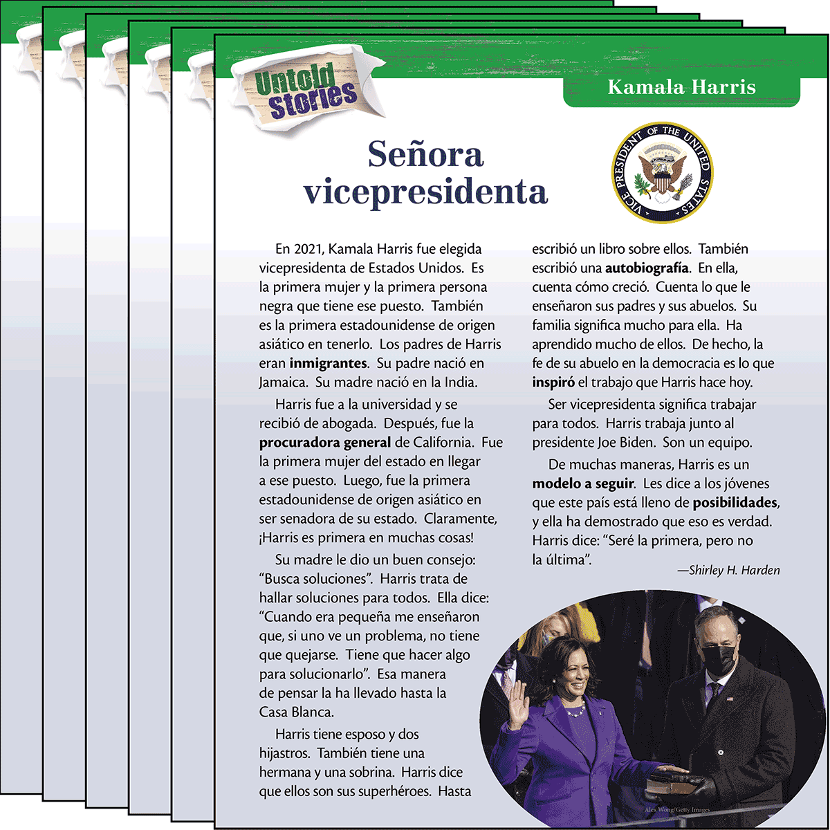 Kamala Harris: Señora vicepresidenta 6-Pack