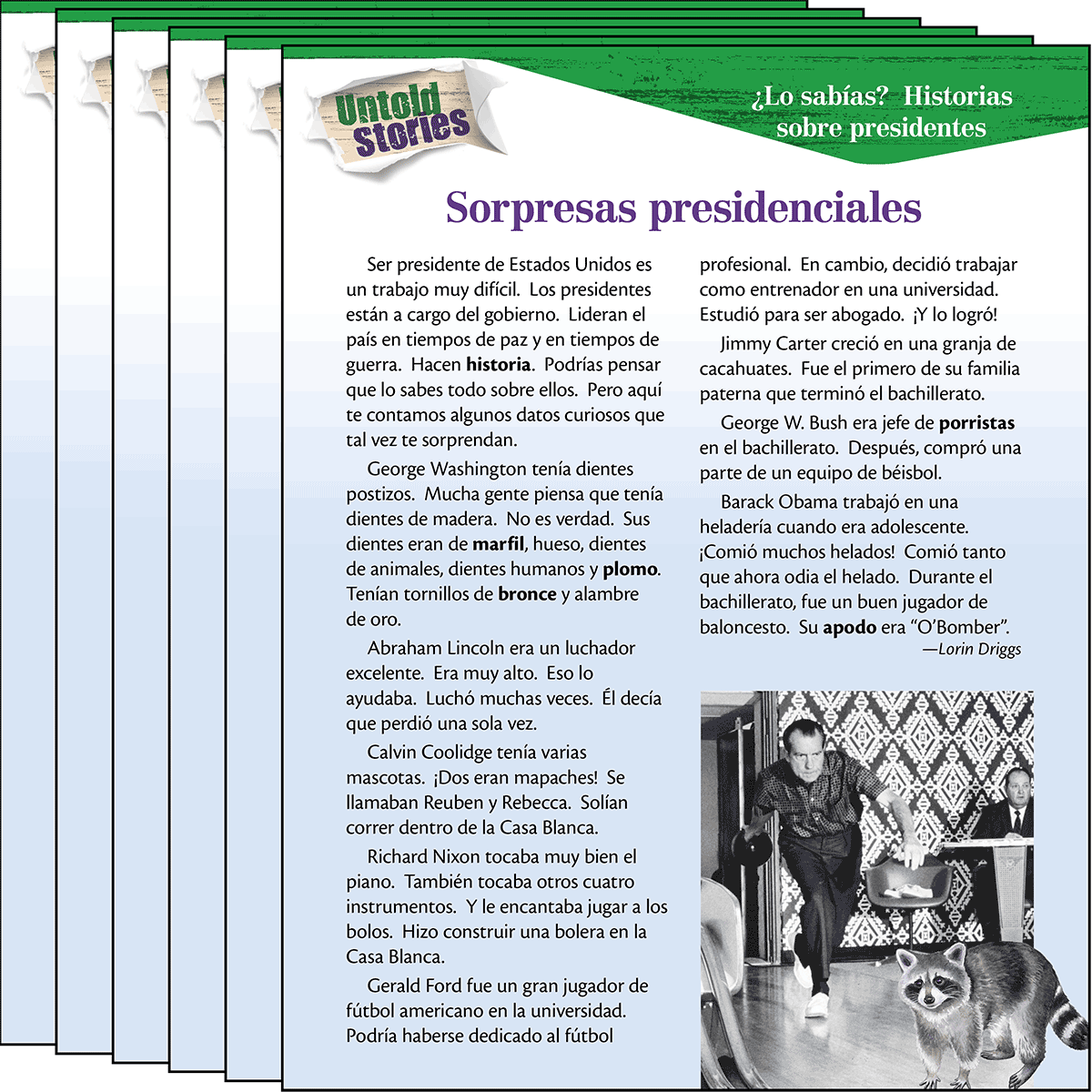 ¿Lo sabías? Historias sobre presidentes: Sorpresas presidenciales 6-Pack