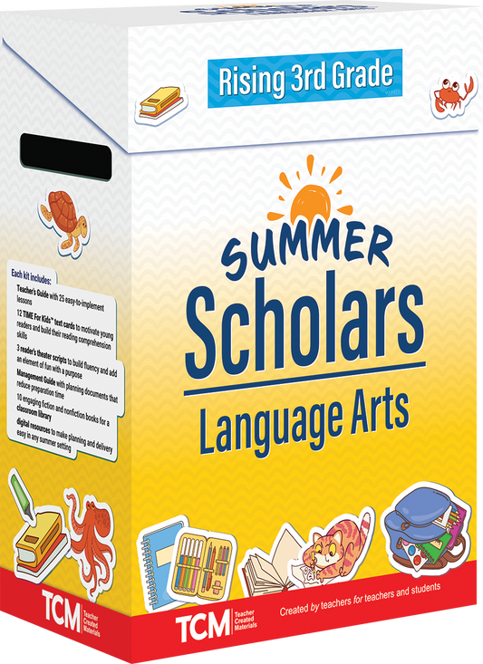 Summer Scholars: Language Arts: Rising 3rd Grade