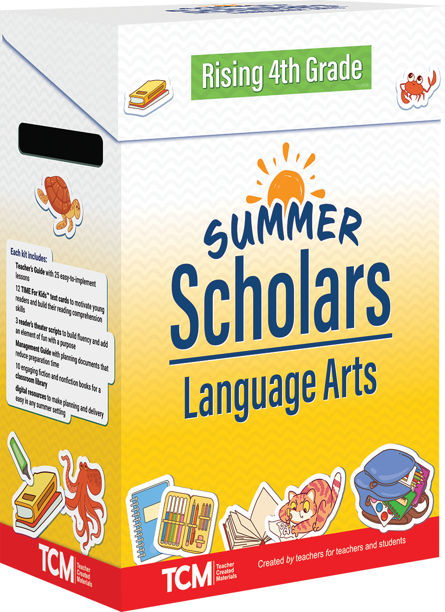 Summer Scholars: Language Arts: Rising 4th Grade