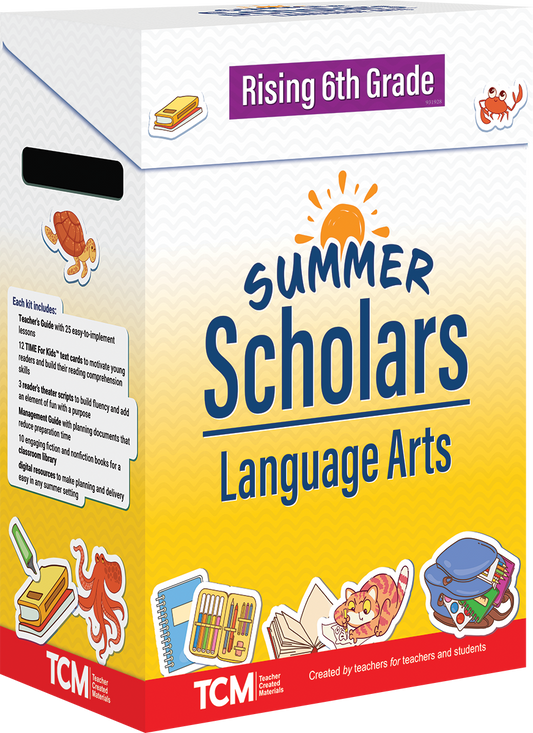 Summer Scholars: Language Arts: Rising 6th Grade